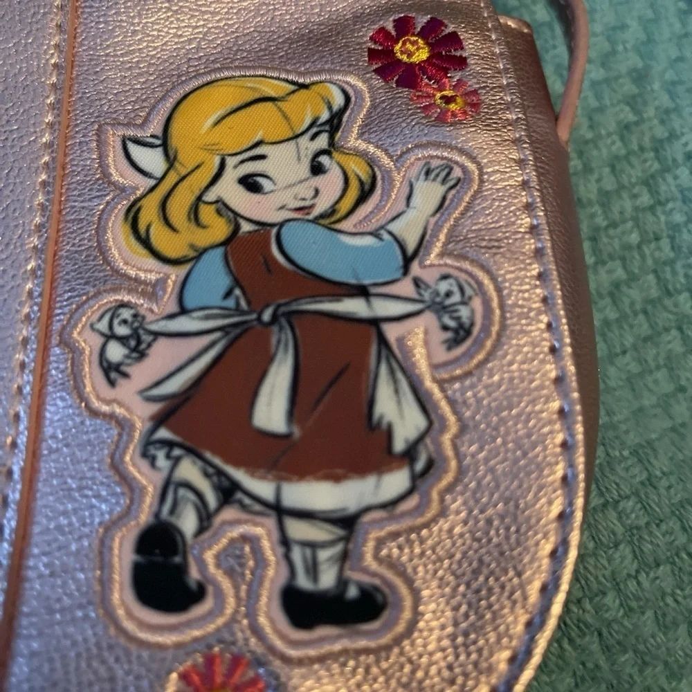 Disney Animators Collection Girl’s Cinderella Pink Purse RARE